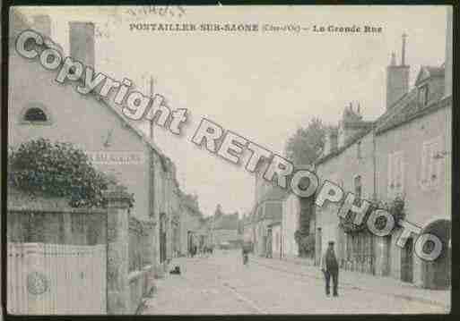 Ville de PONTAILLERSURSAONE Carte postale ancienne