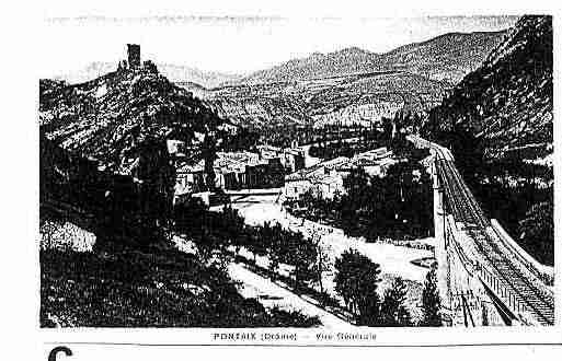 Ville de PONTAIX Carte postale ancienne