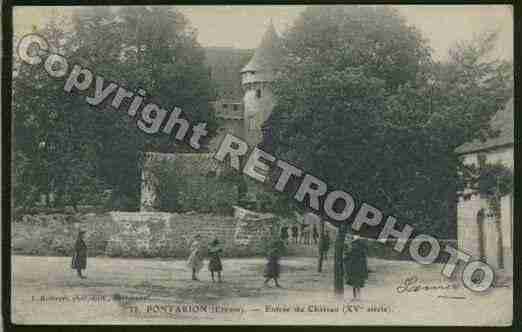 Ville de PONTARION Carte postale ancienne