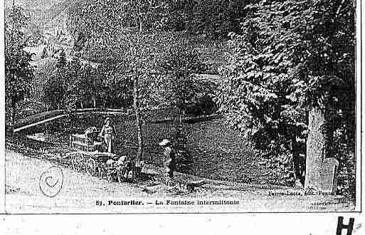 Ville de PONTARLIER Carte postale ancienne