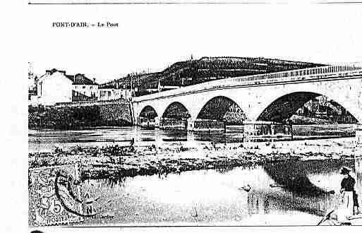 Ville de PONTD\'AIN Carte postale ancienne