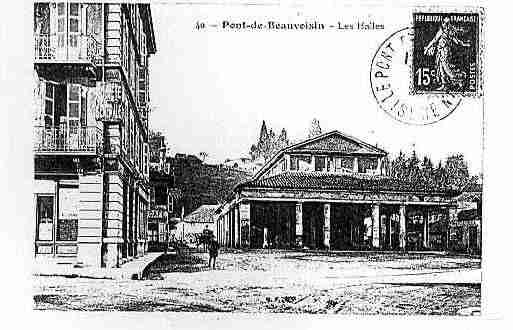 Ville de PONTDEBEAUVOISIN(LE) Carte postale ancienne