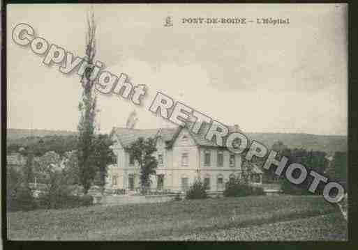 Ville de PONTDEROIDE Carte postale ancienne