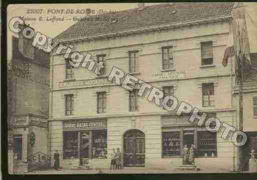 Ville de PONTDEROIDE Carte postale ancienne