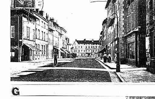 Ville de PONTDEVAUX Carte postale ancienne