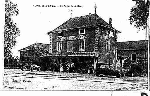 Ville de PONTDEVEYLE Carte postale ancienne
