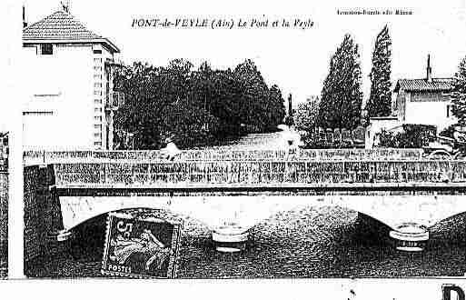 Ville de PONTDEVEYLE Carte postale ancienne