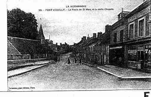 Ville de PONTD\'OUILLY Carte postale ancienne