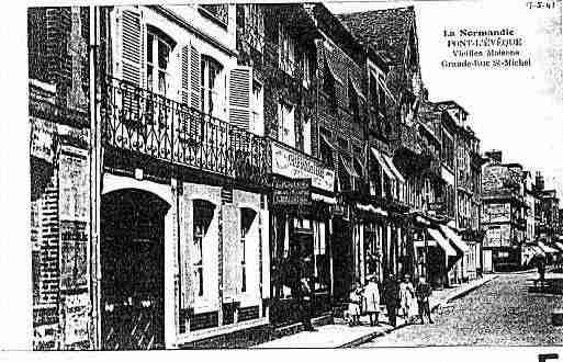 Ville de PONTL\'EVEQUE Carte postale ancienne