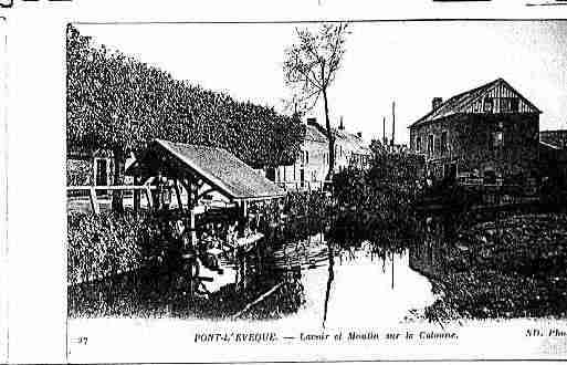 Ville de PONTL\'EVEQUE Carte postale ancienne