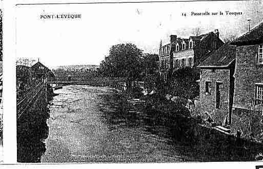 Ville de PONTL\'EVEQUE Carte postale ancienne