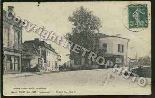 Ville de PORTSAINTEFOY Carte postale ancienne