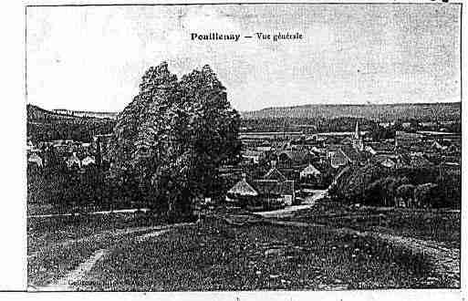 Ville de POUILLENAY Carte postale ancienne