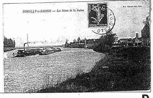 Ville de POUILLYSURSAONE Carte postale ancienne