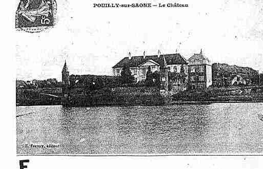 Ville de POUILLYSURSAONE Carte postale ancienne