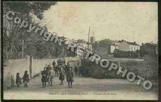 Ville de PUGETSURARGENS Carte postale ancienne