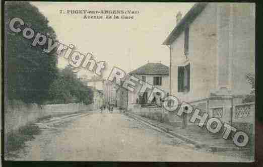 Ville de PUGETSURARGENS Carte postale ancienne