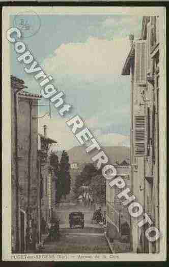 Ville de PUGETSURARGENS Carte postale ancienne