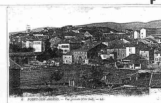 Ville de PUGETSURARGENS Carte postale ancienne