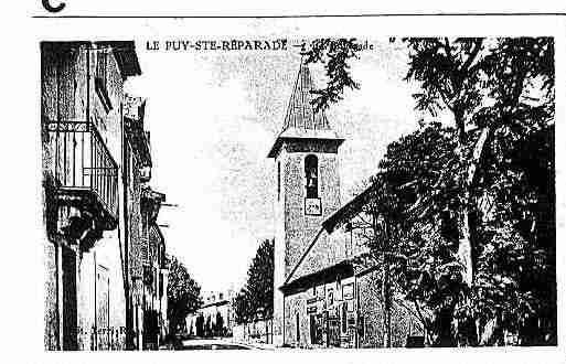 Ville de PUYSAINTEREPARADE(LE) Carte postale ancienne