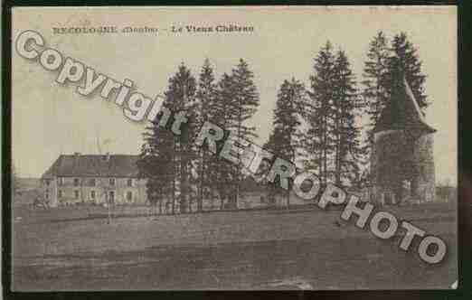 Ville de RECOLOGNE Carte postale ancienne