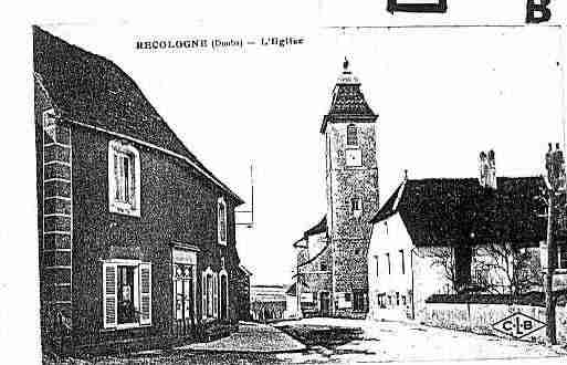 Ville de RECOLOGNE Carte postale ancienne