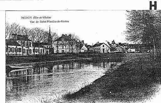 Ville de REDON Carte postale ancienne