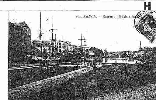 Ville de REDON Carte postale ancienne Ville de REDON Carte postale ancienne