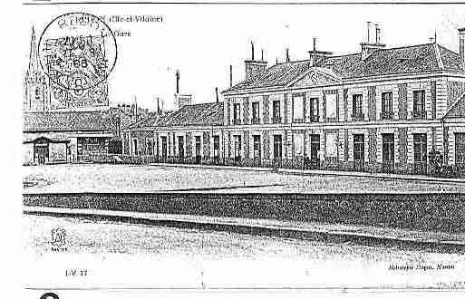 Ville de REDON Carte postale ancienne