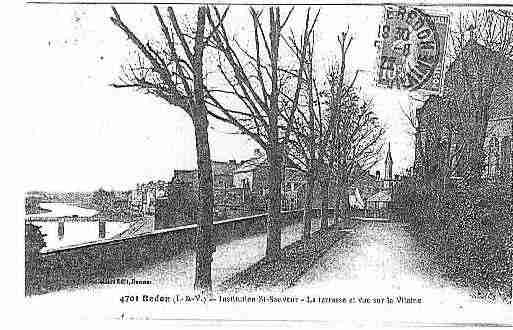 Ville de REDON Carte postale ancienne