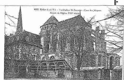 Ville de REDON Carte postale ancienne