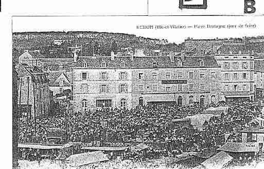 Ville de REDON Carte postale ancienne