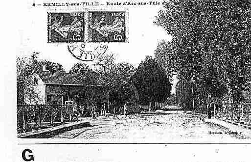 Ville de REMILLYSURTILLE Carte postale ancienne