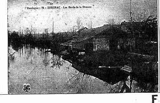 Ville de RIBERAC Carte postale ancienne