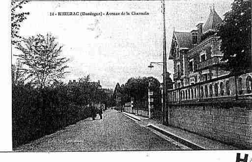 Ville de RIBERAC Carte postale ancienne