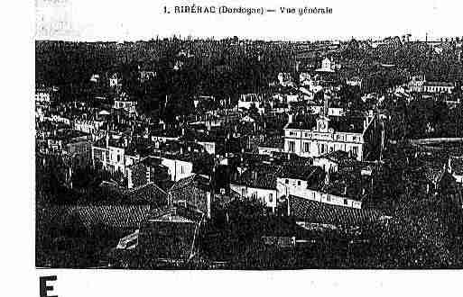 Ville de RIBERAC Carte postale ancienne