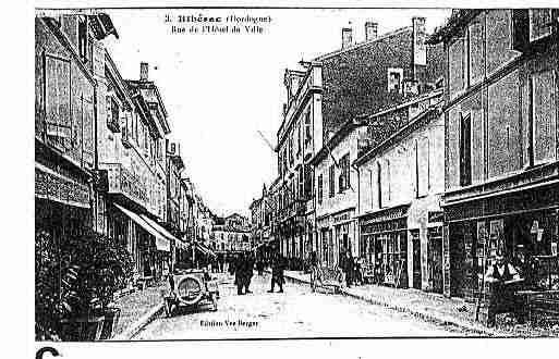 Ville de RIBERAC Carte postale ancienne