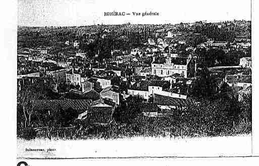 Ville de RIBERAC Carte postale ancienne