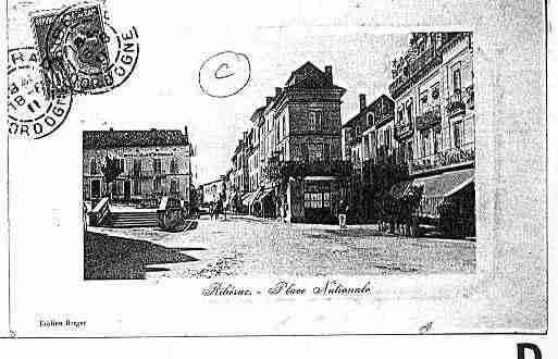 Ville de RIBERAC Carte postale ancienne