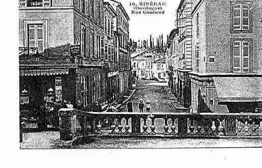 Ville de RIBERAC Carte postale ancienne