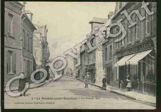 Ville de RIVIERESAINTSAUVEUR(LA) Carte postale ancienne