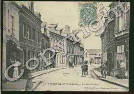 Ville de RIVIERESAINTSAUVEUR(LA) Carte postale ancienne