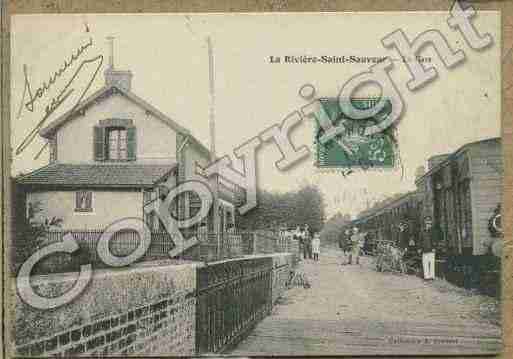 Ville de RIVIERESAINTSAUVEUR(LA) Carte postale ancienne