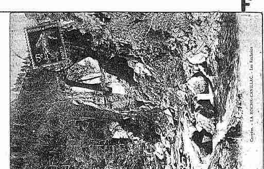 Ville de ROCHECANILLAC(la) Carte postale ancienne