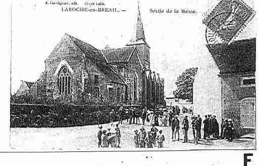 Ville de ROCHEENBRENIL(LA) Carte postale ancienne
