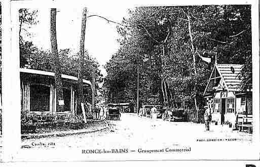 Ville de RONCELESBAINS Carte postale ancienne