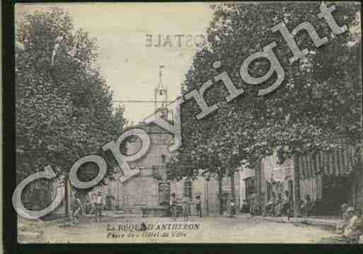 Ville de ROQUED\\\'ANTHERON(LA) Carte postale ancienne