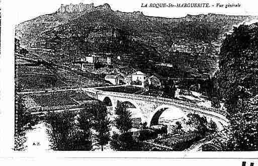 Ville de ROQUESAINTEMARGUERITE(LA) Carte postale ancienne