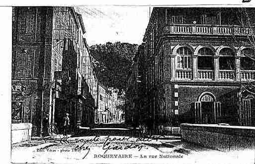 Ville de ROQUEVAIRE Carte postale ancienne