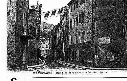 Ville de ROQUEVAIRE Carte postale ancienne